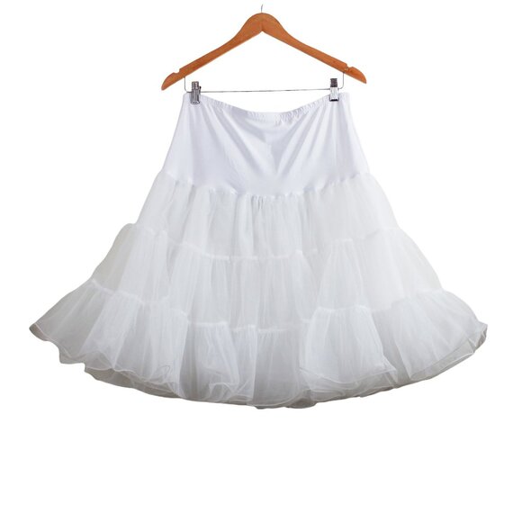 Grace Karin 50’s Inspired White Petticoat - Picture 2 of 15